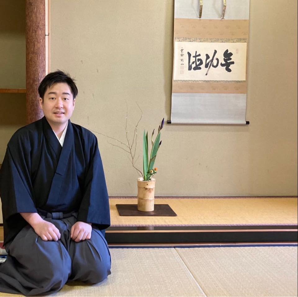 茶道の席にて。松浦秀信